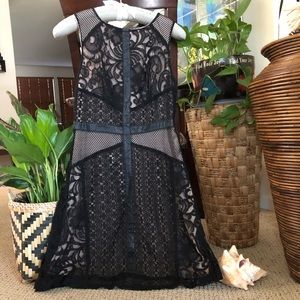 NWT Mossimo Black Pattern A-Line Dress